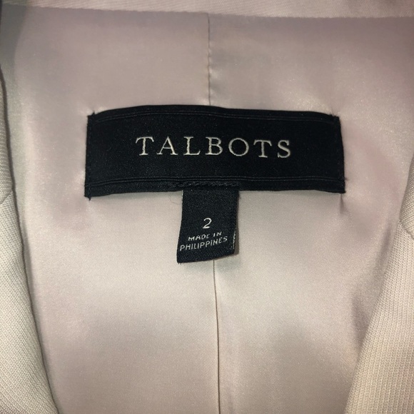 Light Tan Talbots Blazer NWOT - Picture 4 of 6